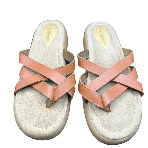 Leather Craft Women’s Toni Slides Brown Size 9 - Picture 11 of 14